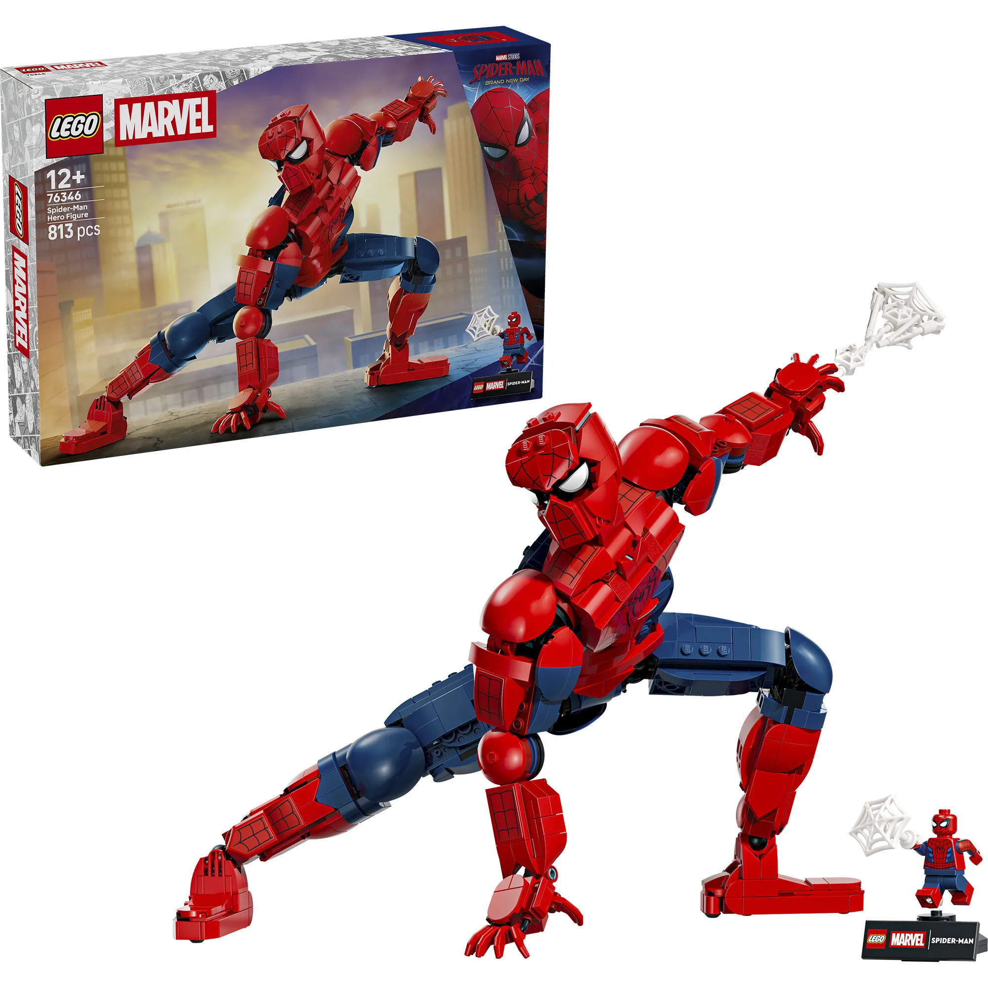 Marvel Super Heroes Figura di Spider-Man, Giochi di costruzione - immagine 1