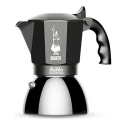 Caffettiera Alluminio 4 Tazze BRIKKA INDUCTION Grigio e Cromo lucido 0007317 - immagine 1