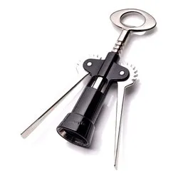 Cavatappi SOMMELIER Tavernello Nero e Cromo 045N - immagine 1