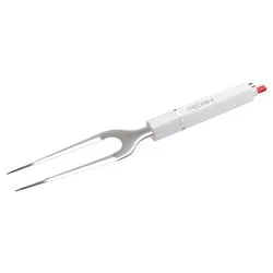 Forchettone Inox (33,5cm) LILLO STILE Cromo lucido e Bianco 0755 - immagine 1