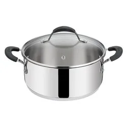Casseruola Inox 18/10 (26cm) semi fonda con coperchio TEMPRA 012896032426 - immagine 1