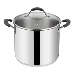 Pentola Inox 18/10 (24cm) con coperchio TEMPRA 012896020524 - immagine 1