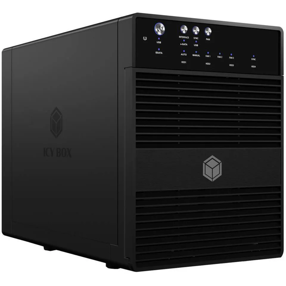 IB-3640SU3 USB 3.2 Gen 1 (3.1 Gen 1) Type-B Nero, Disk enclosure - immagine 1