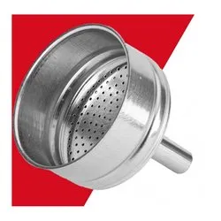Imbuto caffettiera 2 Tazze MOKA INDUCTION Alluminio 0800122 - immagine 1