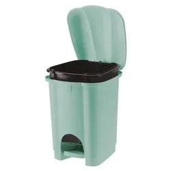 Pattumiera cucina (6Lt) coperchio a pedale CAROLINA Salvia 8101536814 - immagine 1