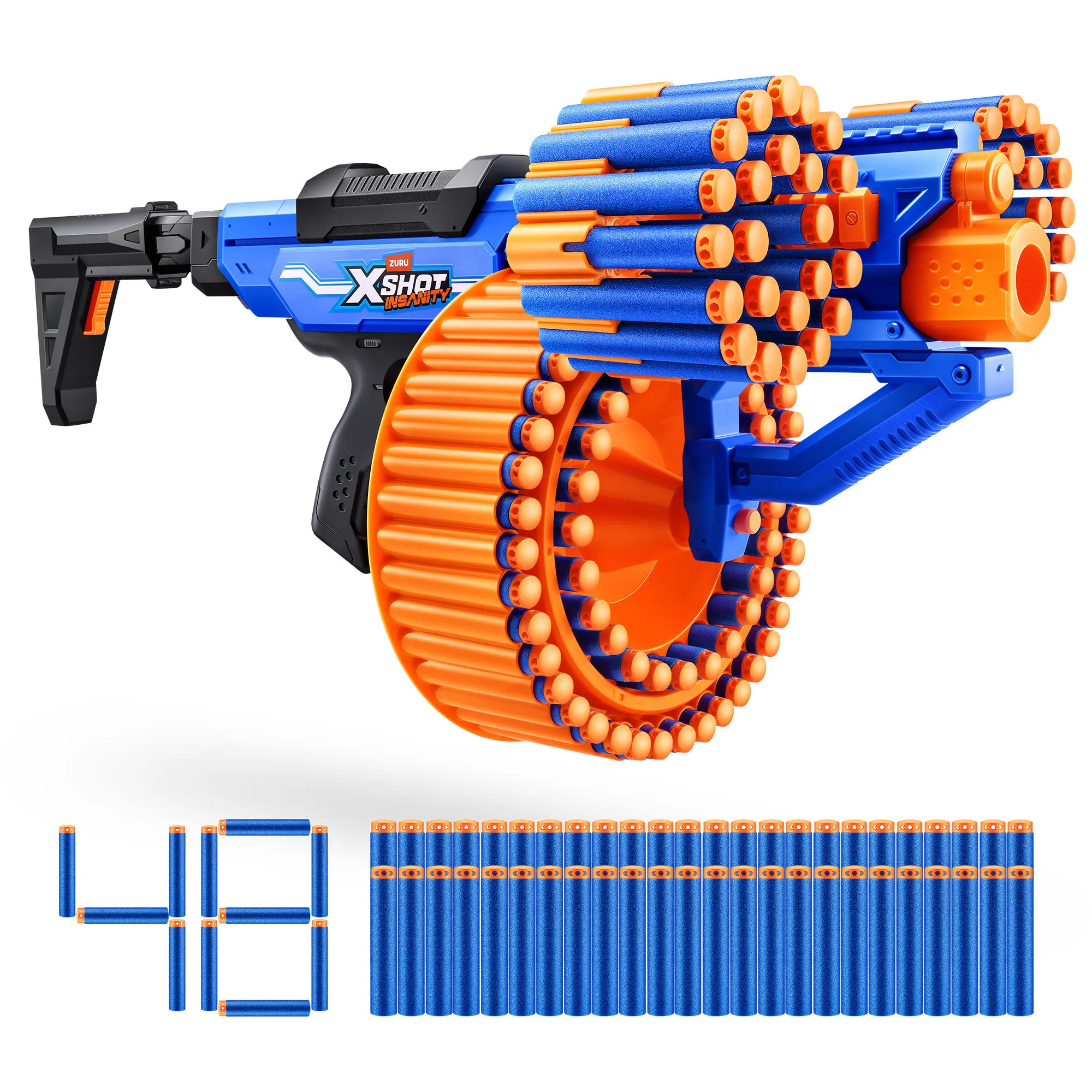 XSHOT Insanity - Martello fulmine motorizzato, Blaster per freccette - immagine 1