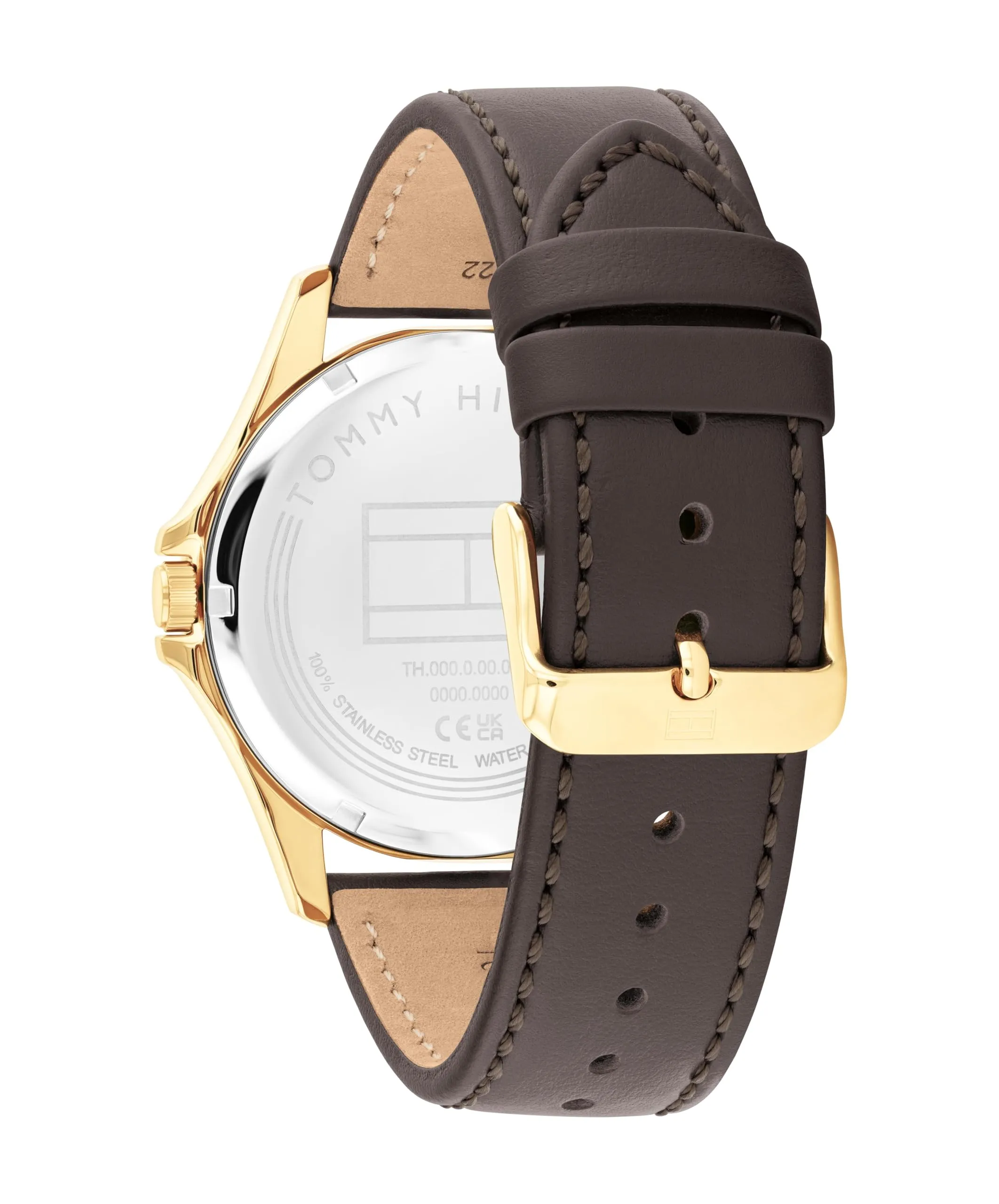 Tommy Hilfiger Orologio Analogico da Uomo Collezione Bruce con Cinturino in Pelle Marrone - 1792204 - immagine 4