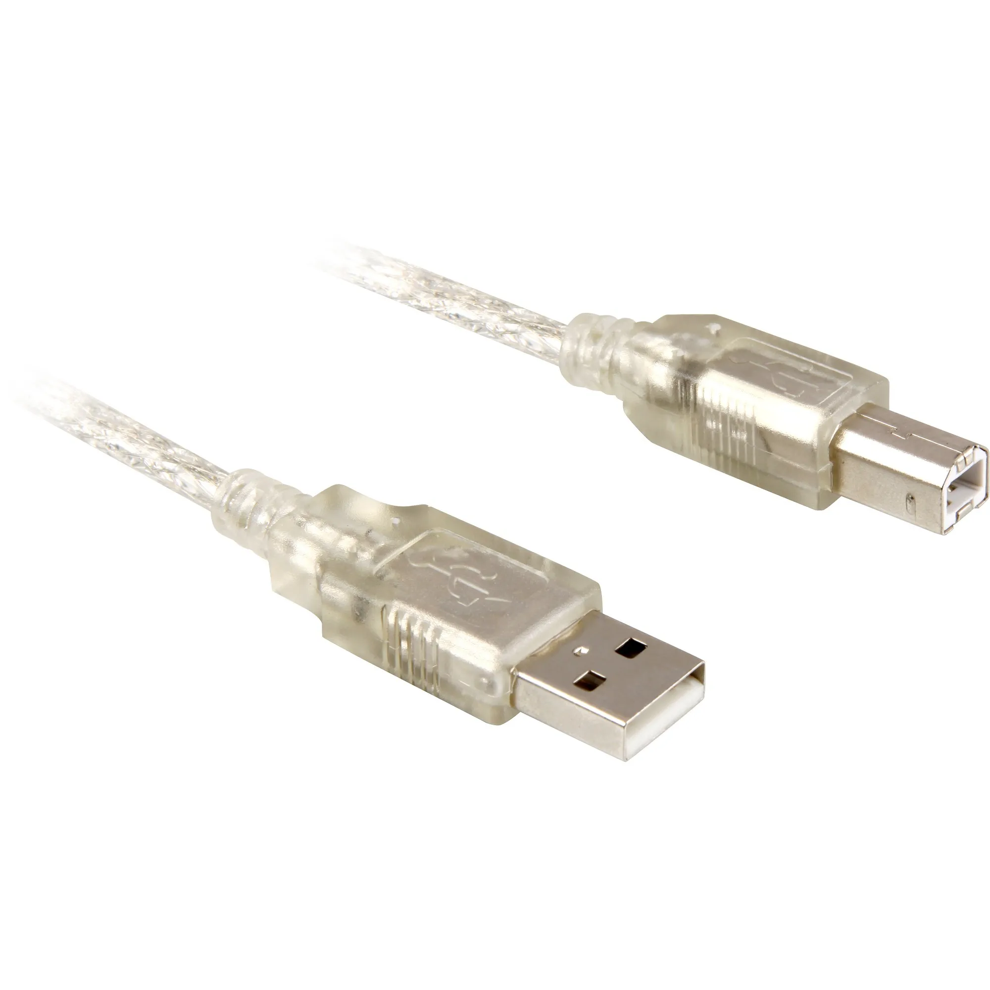 Cable USB 2.0 A-B - 0.5m cavo USB 0,5 m USB A USB B Grigio - immagine 1