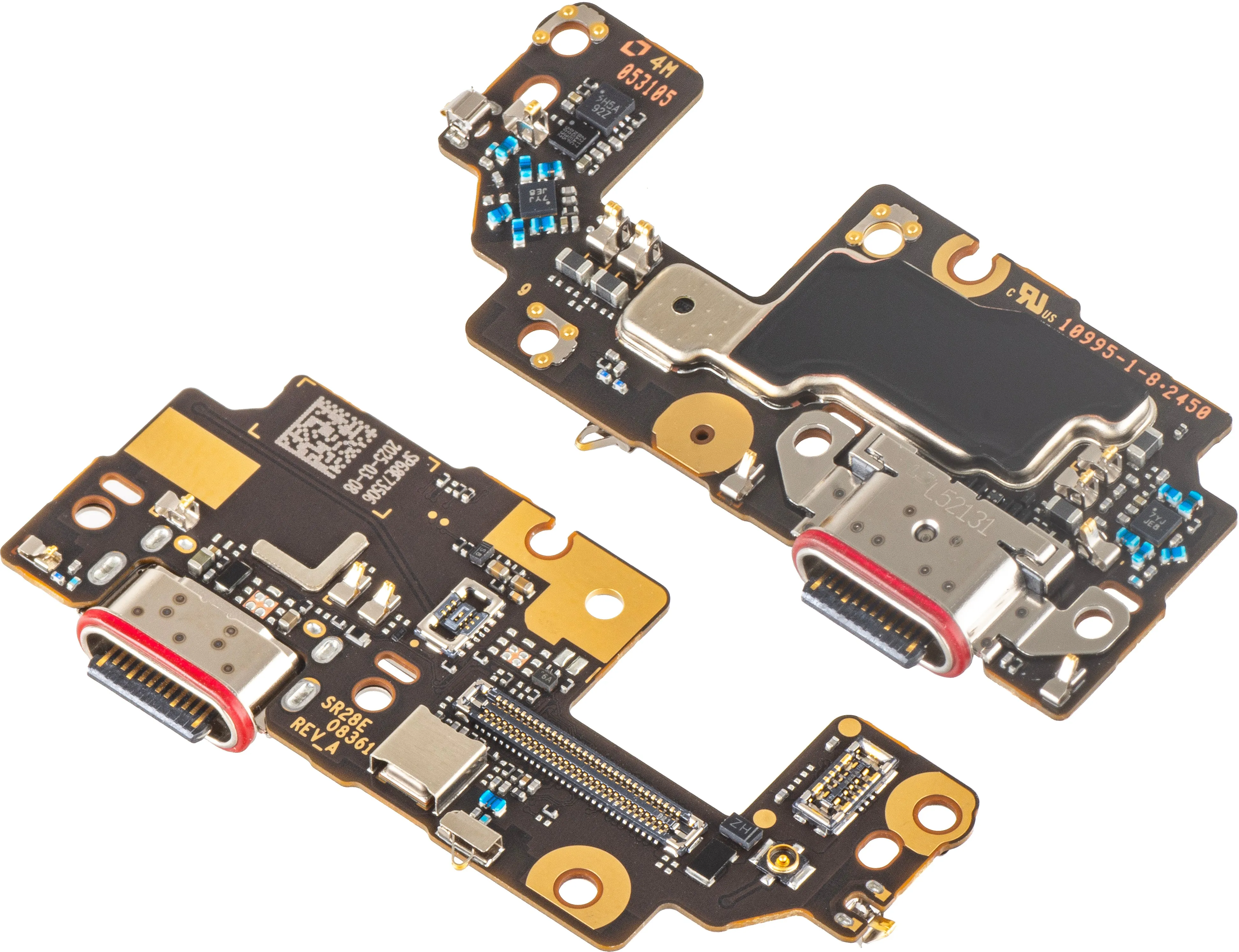 Scheda con Connettore di Ricarica - Microfono Motorola Razr 60, Service Pack 5B28C30077 - immagine 1