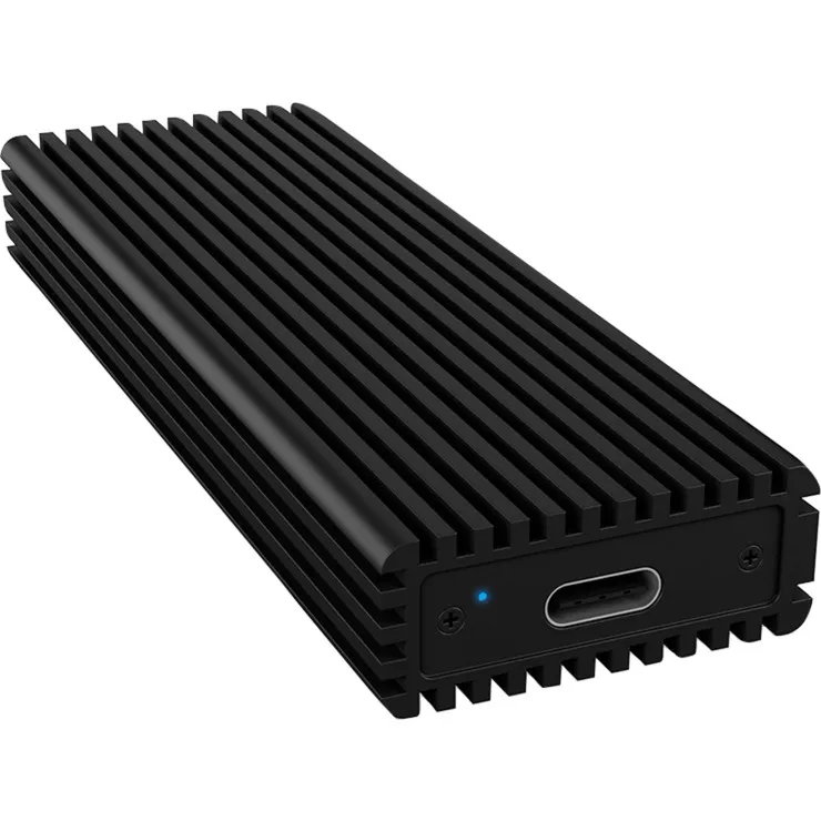 IB-1816M-C31 Box esterno SSD Nero U.2, Disk enclosure - immagine 1