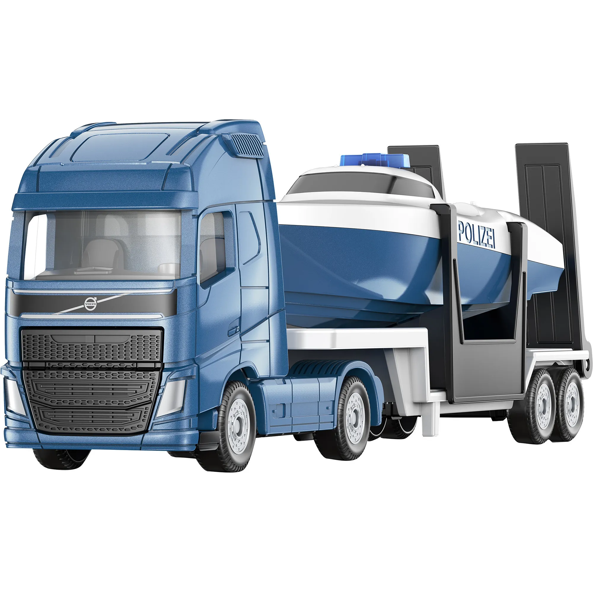 SUPER camion Volvo con barca, Veicolo modello - immagine 1