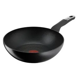 Wok Alluminio antiaderente 1 manico (28cm) UNLIMITED Nero 010271041828 - immagine 1