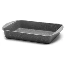 Lasagnera Alluminio antiaderente (35x27cm) BAKEWARE PETRAVERA Grigio pietra AP000001 - immagine 1