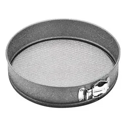 Stampo torta acciaio antiaderente fascia apribile (18cm) BAKEWARE PETRAVERA Grigio AP000048 - immagine 1