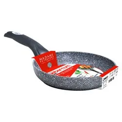 Padella Alluminio antiaderente (32cm) MADAME PETRAVERA Grigio pietra AP000151 - immagine 1
