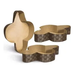 Set stampi colomba pasquale 3 pz carta forno (27,5x19,6x5cm) 500 gr EASY BAKE 157811 - immagine 1
