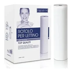 Rotolo carta 70 mt per lettino h.60cm Bianco - immagine 1