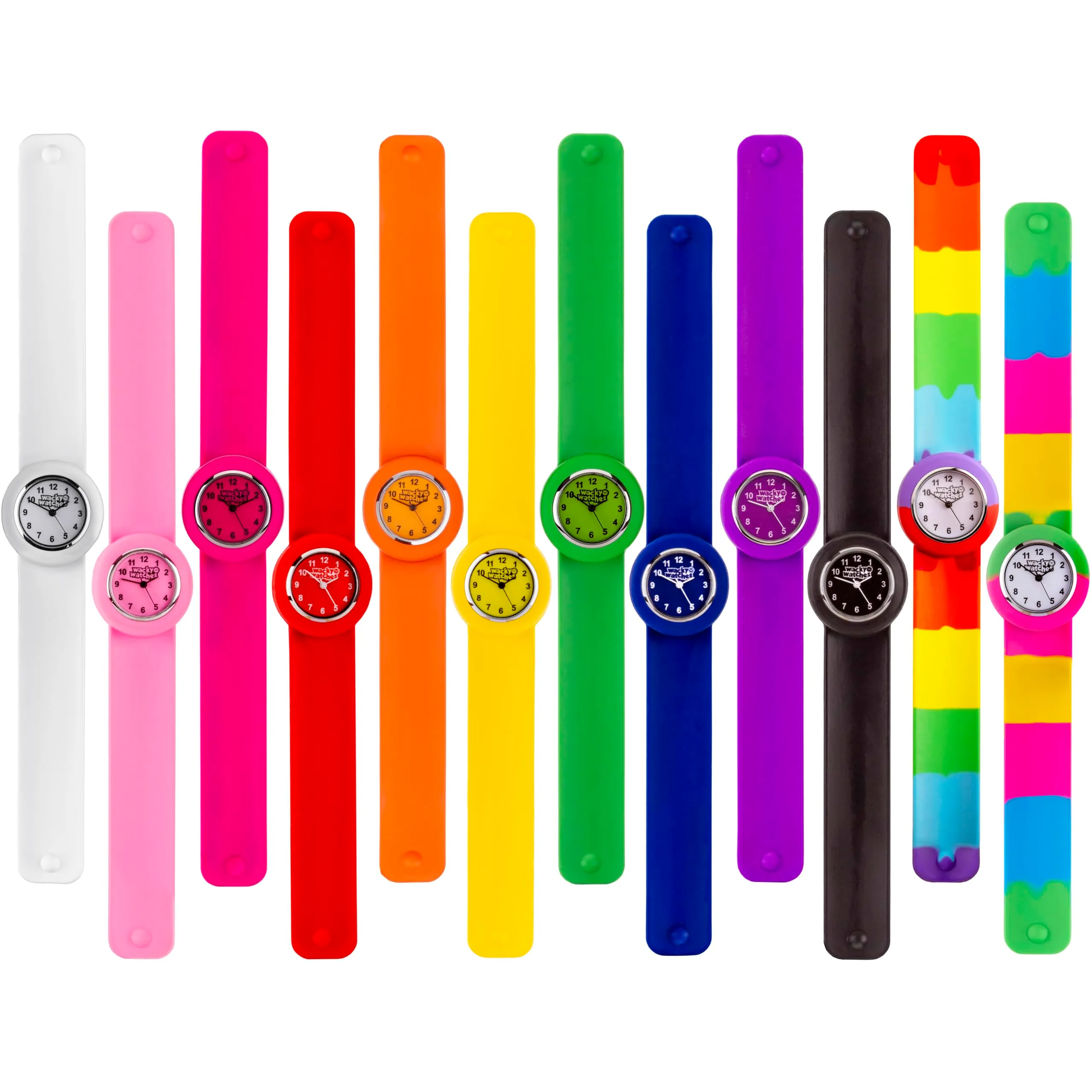 Popwatch Slapwatch, orologio per bambini con cinturino in silicone, facile da indossare, per imparare a leggere l’ora - immagine 9