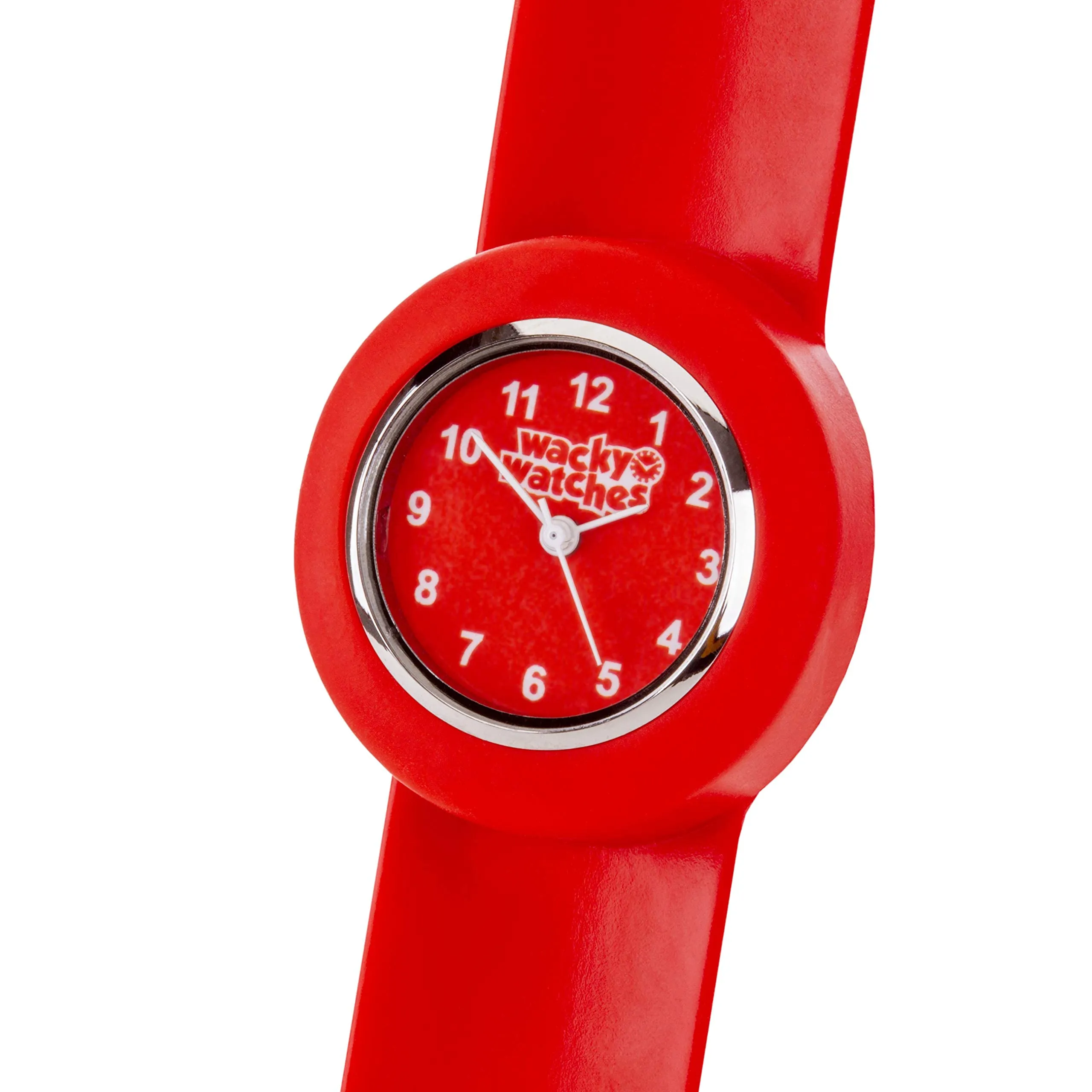 Popwatch Slapwatch, orologio per bambini con cinturino in silicone, facile da indossare, per imparare a leggere l’ora - immagine 4