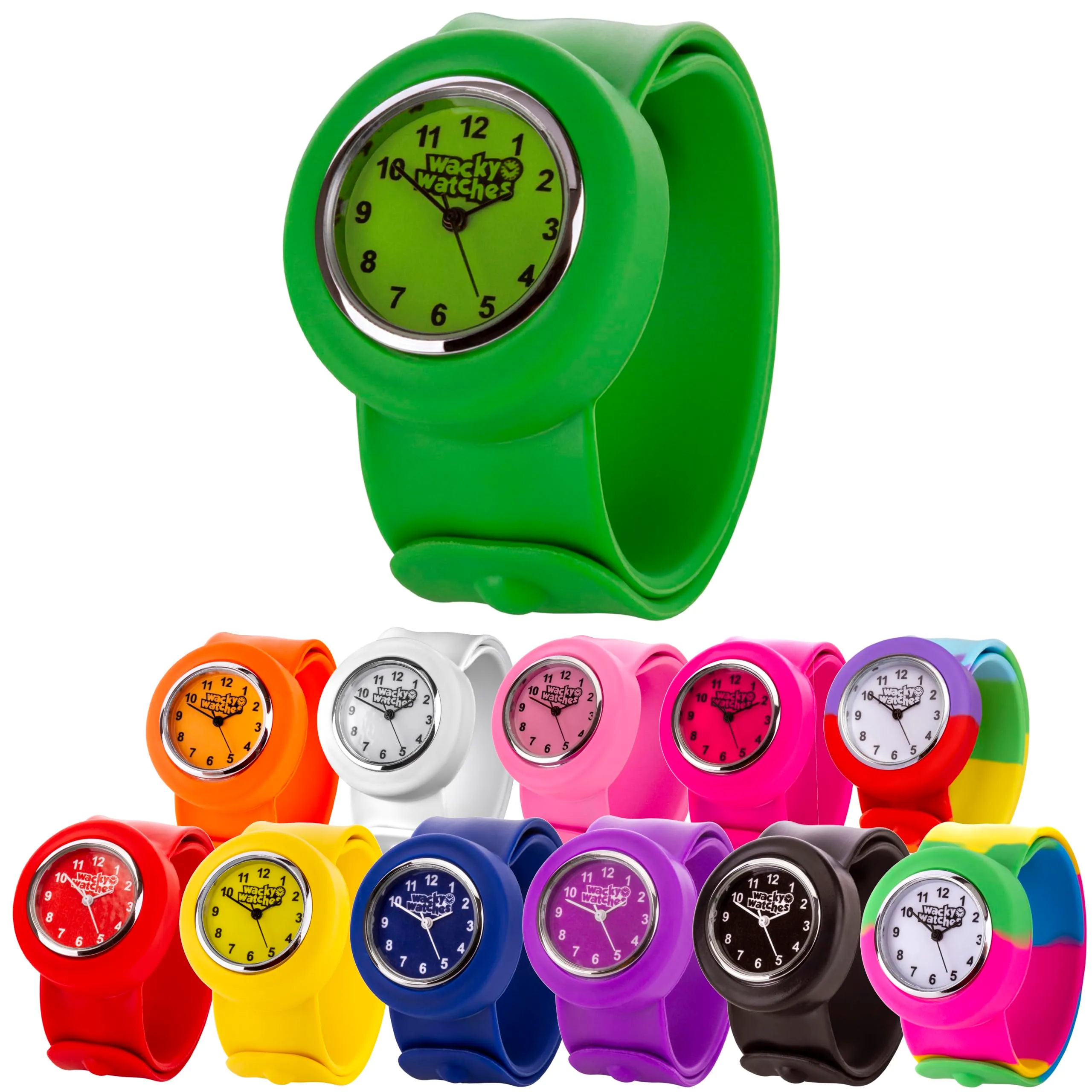 Popwatch Slapwatch, orologio per bambini con cinturino in silicone, facile da indossare, per imparare a leggere l’ora - immagine 7