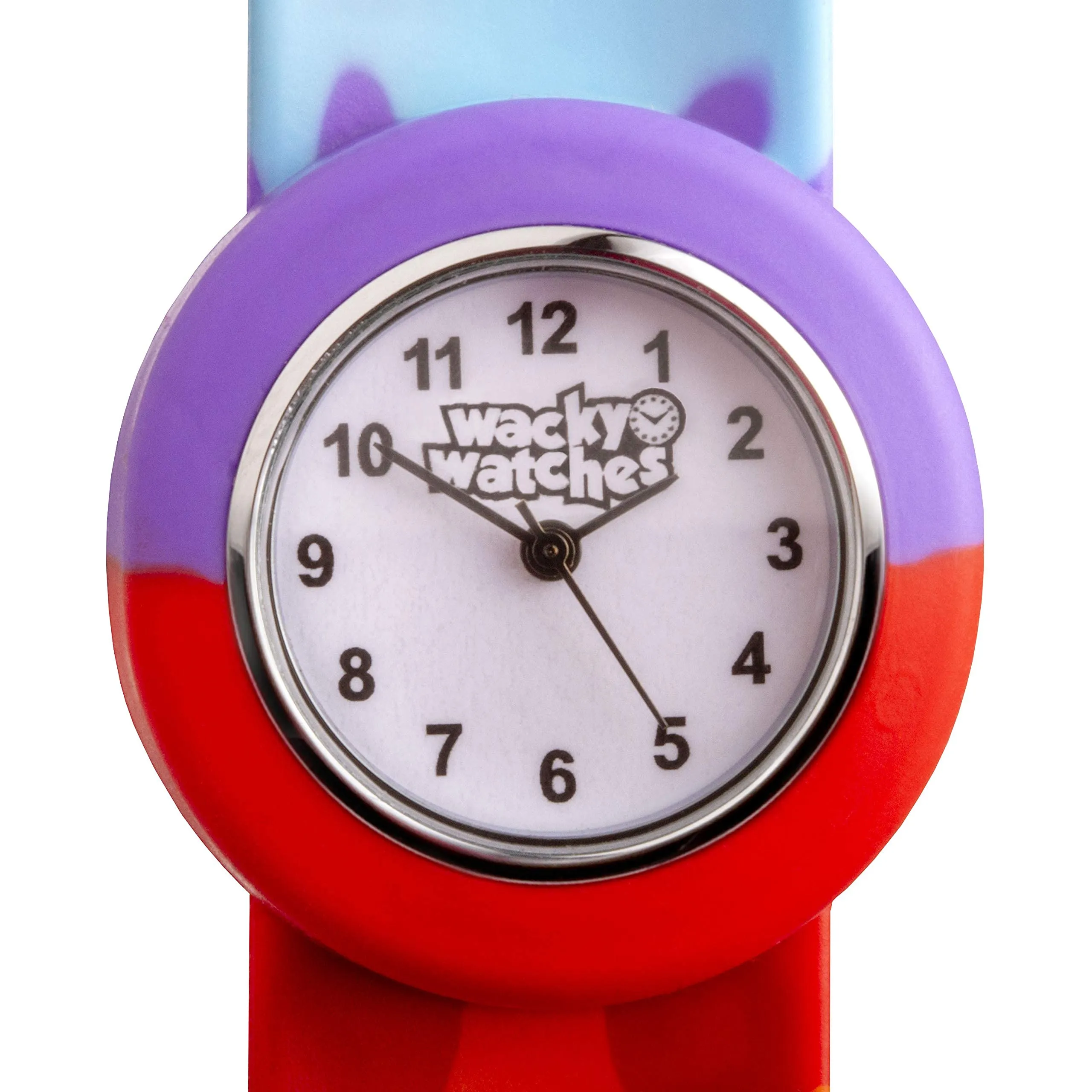 Popwatch Slapwatch, orologio per bambini con cinturino in silicone, facile da indossare, per imparare a leggere l’ora - immagine 3