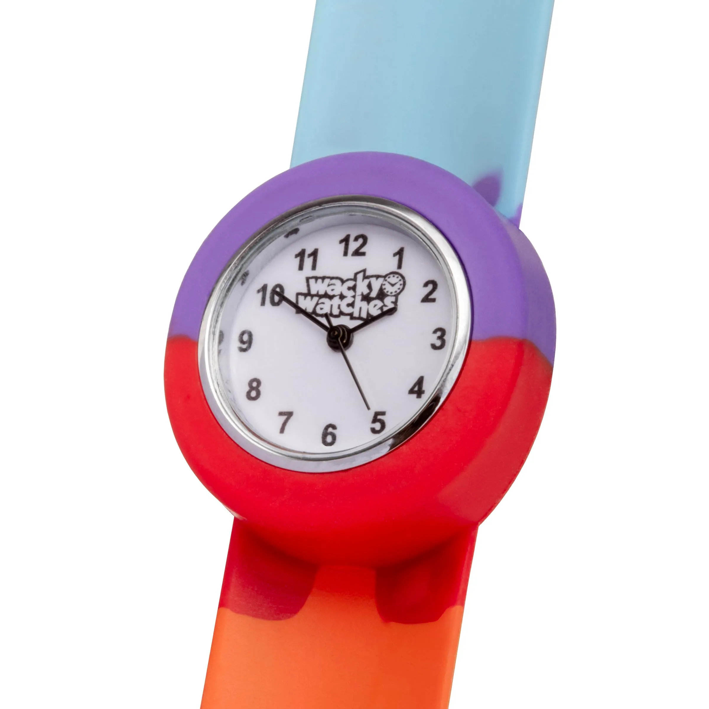 Popwatch Slapwatch, orologio per bambini con cinturino in silicone, facile da indossare, per imparare a leggere l’ora - immagine 4