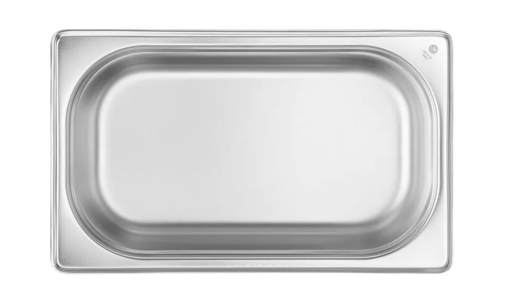 HENDI Contenitore Gastronorm GN 1/4, Budget Line, resistenza termica -40 °C a 250 °C, per forno e bagnomaria, 1,8L, 265x162x(H) 65mm, acciaio inox - immagine 3