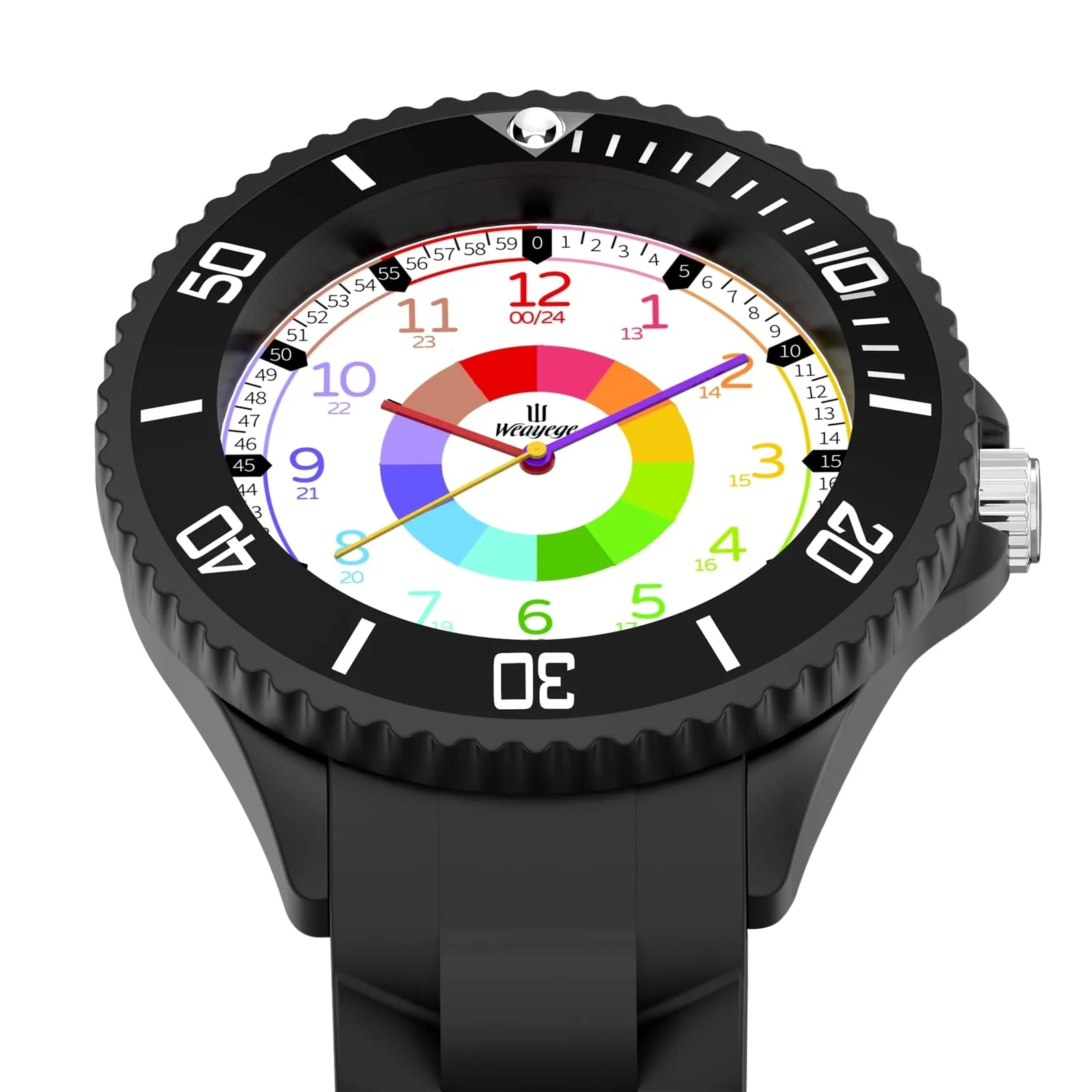 Orologio Educativo per Bambino, Orologio da polso impermeabile 3ATM, Didattico regalo 4-18 anni, Full HD 1080P Home - immagine 3