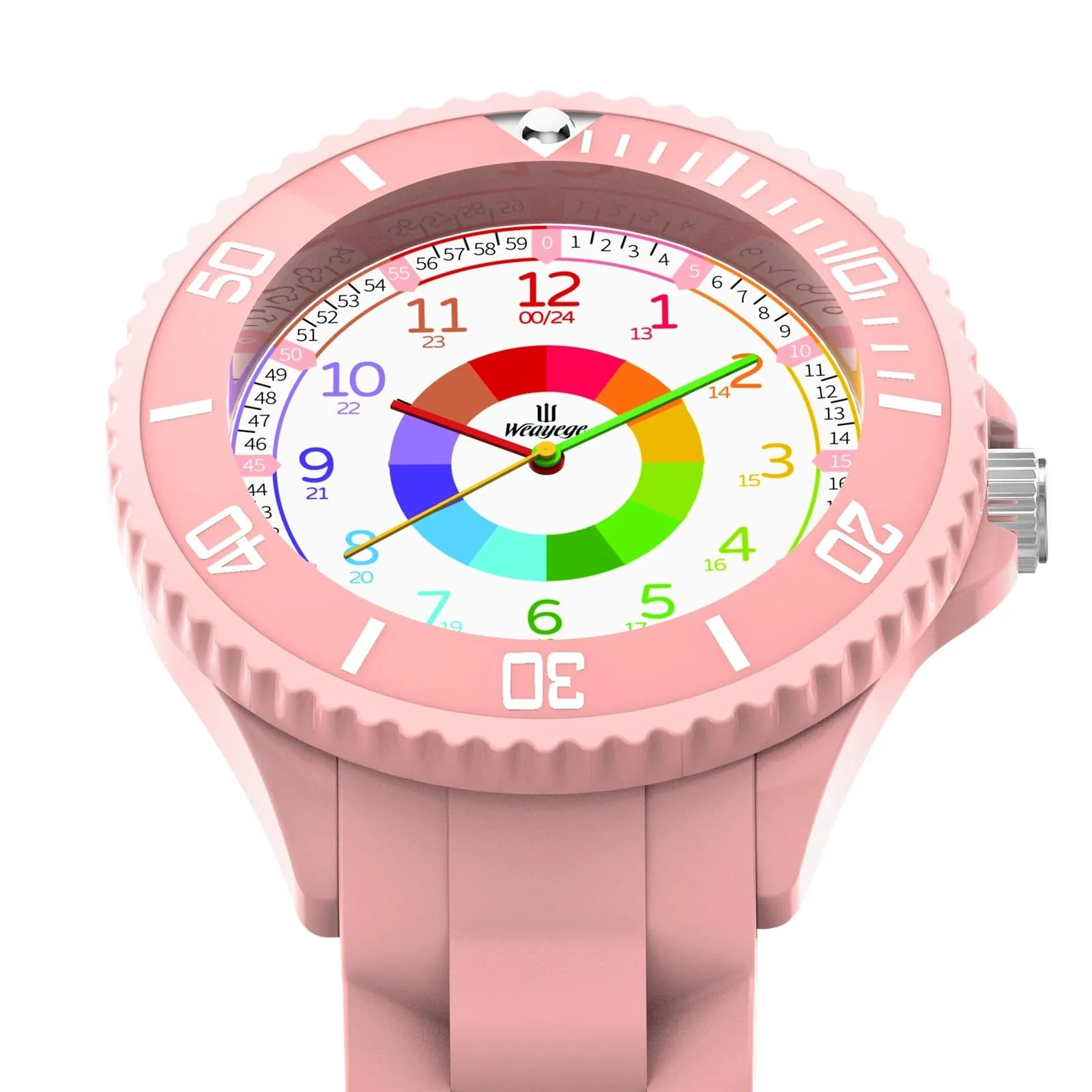 Weayege Orologio per Bambini, Educativo e Impermeabile 3ATM, Regalo Didattico 4-18 Anni, Full HD 1080P Home - immagine 2