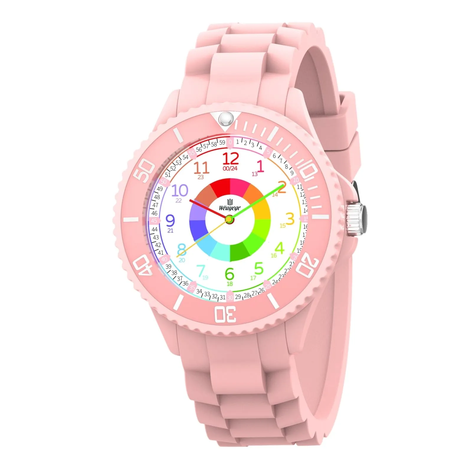 Weayege Orologio per Bambini, Educativo e Impermeabile 3ATM, Regalo Didattico 4-18 Anni, Full HD 1080P Home - immagine 5