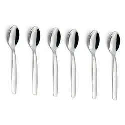 Set cucchiaini caffè 6 pz Inox 18/0 (11,3cm) SHARK Cromo lucido CVL100C6 - immagine 1