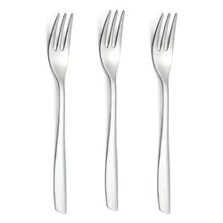 Set forchette dessert 3 pz Inox 18/0 (15,5cm) SHARK Cromo lucido CVL180C3 - immagine 1