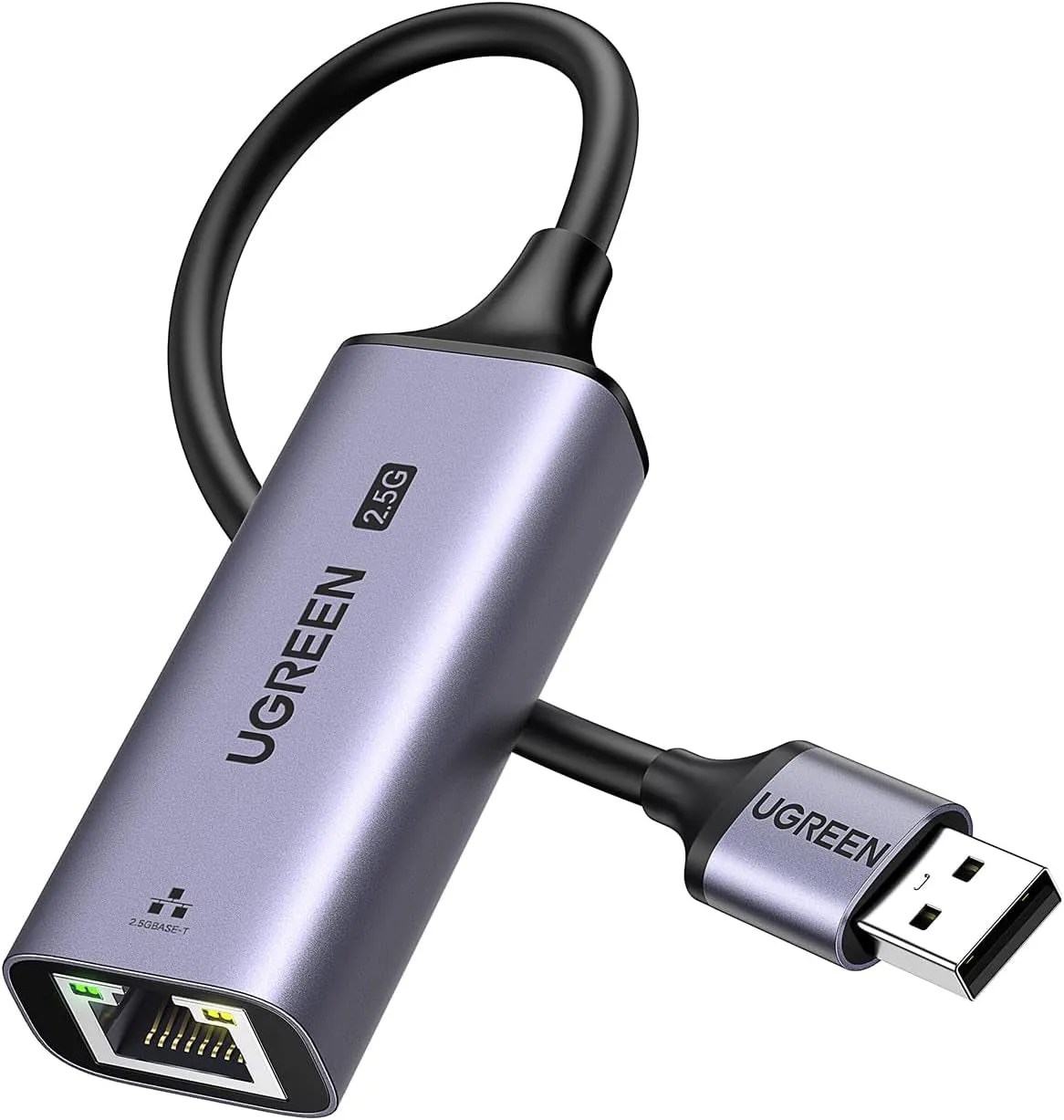 Scheda di Rete UGREEN CM648, RJ45, USB, Grigio - immagine 1