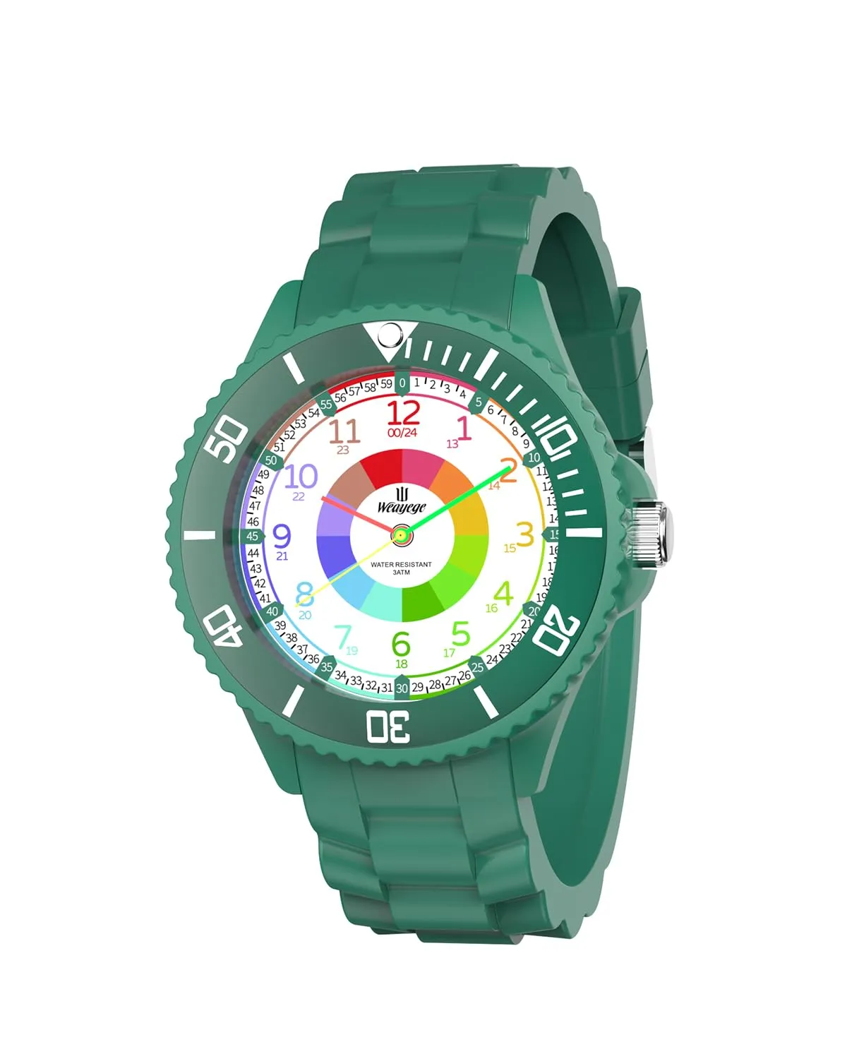 Weayege Orologio Didattico per Bambini 5-18 Anni - Regalo da Polso - immagine 3