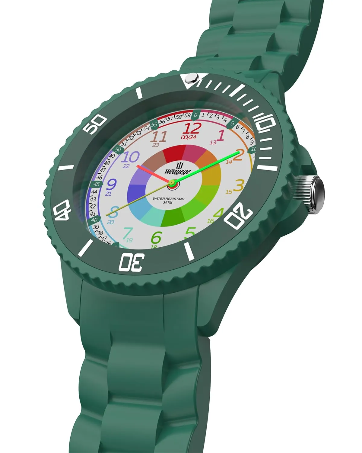 Weayege Orologio Didattico per Bambini 5-18 Anni - Regalo da Polso - immagine 4