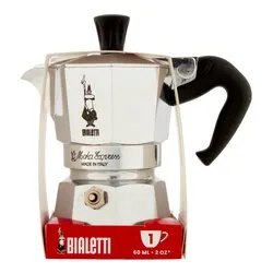 Caffettiera Alluminio 1 Tazza MOKA EXPRESS Restyling Cromo satinato 0001171 - immagine 1