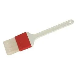 Pennello cucina setola naturale (23,5x6cm) Beige e Rosso FV 43753 - immagine 1