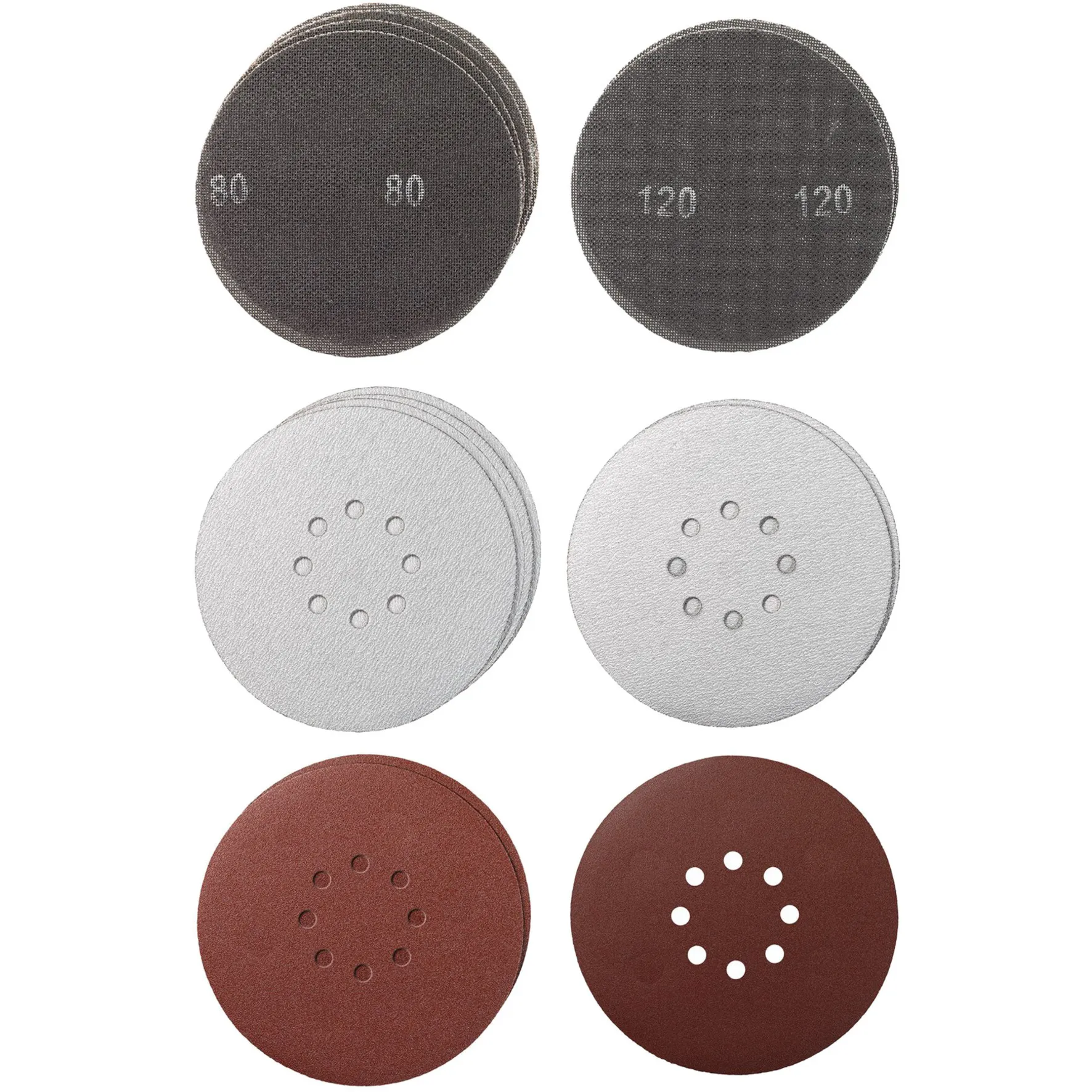 Set di fogli abrasivi a rete per levigatrice per cartongesso, Ø 225mm, Foglio abrasivo - immagine 1