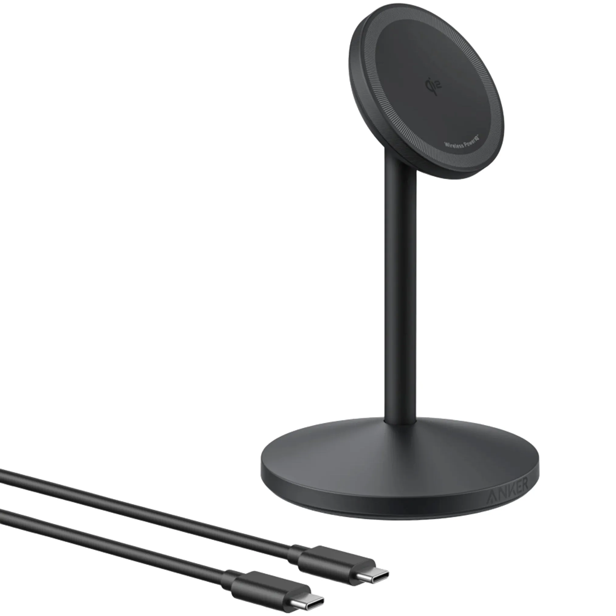 Caricabatterie Wireless Anker MagGo Stand, 15W, 1.67A, Nero A25X1H11 - immagine 1