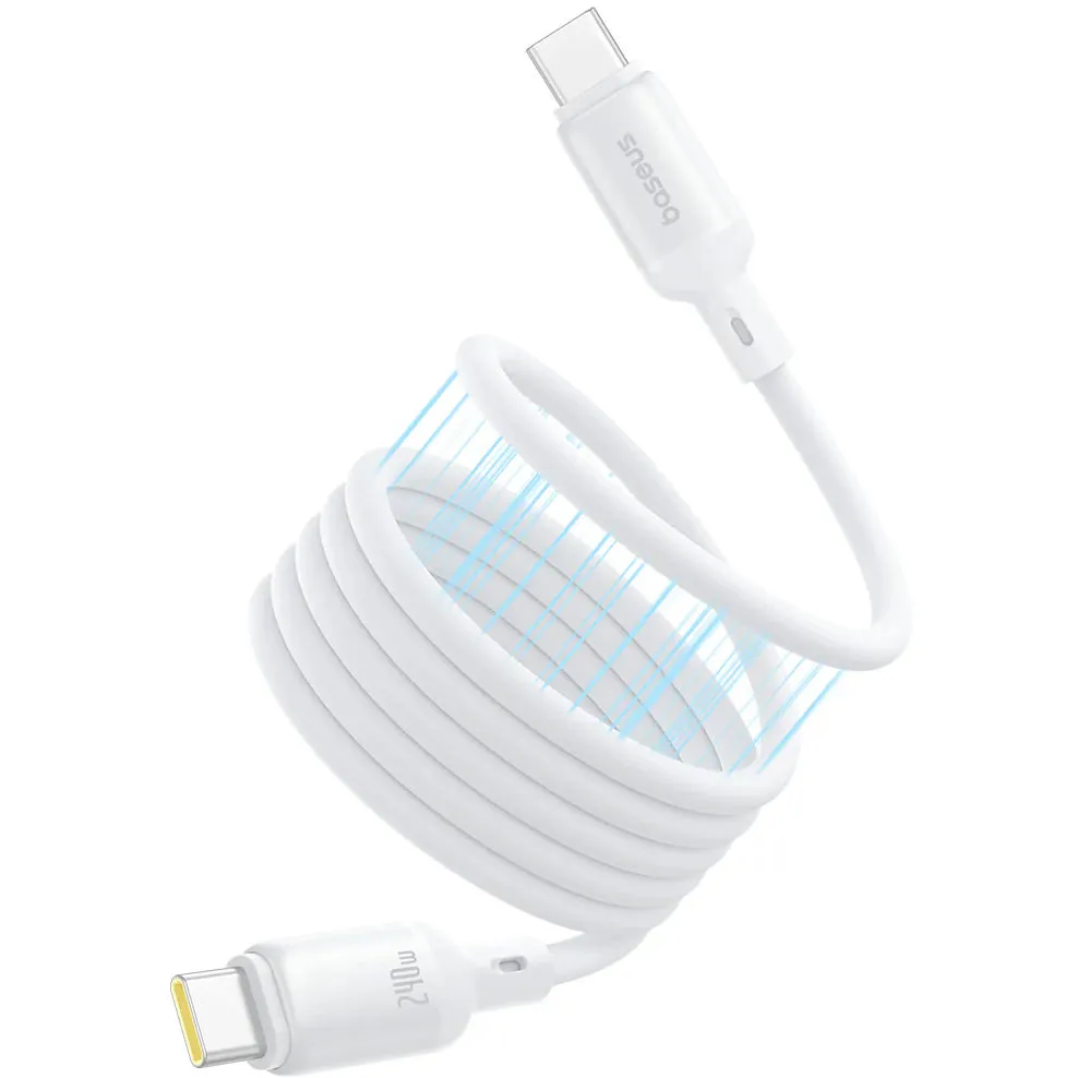 Cavo Dati e Ricarica USB-C - USB-C Baseus PicoGo, 240W, 1m, Bianco P10376800211-00 - immagine 1