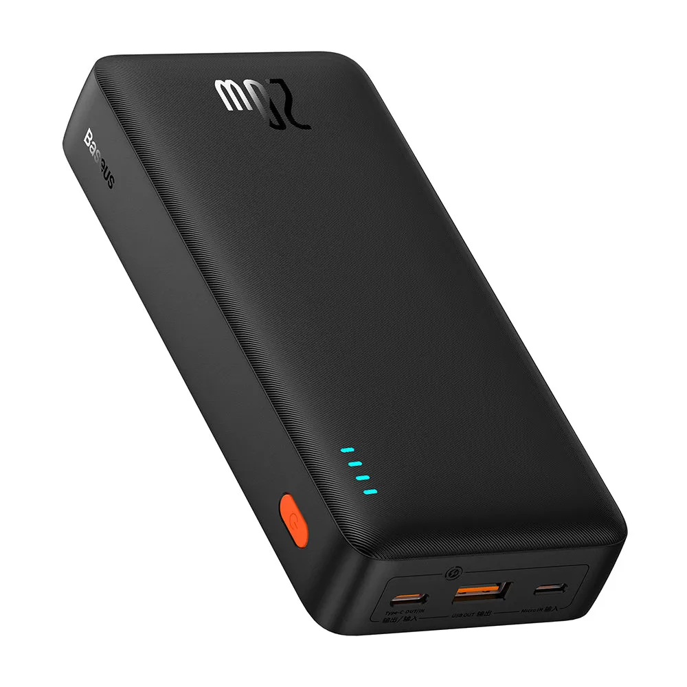 Batteria Esterna Baseus Airpow, 20000mAh, 20W, QC + PD, 1 x USB-A - 1 x USB-C, Nera P10022804113-00 - immagine 1