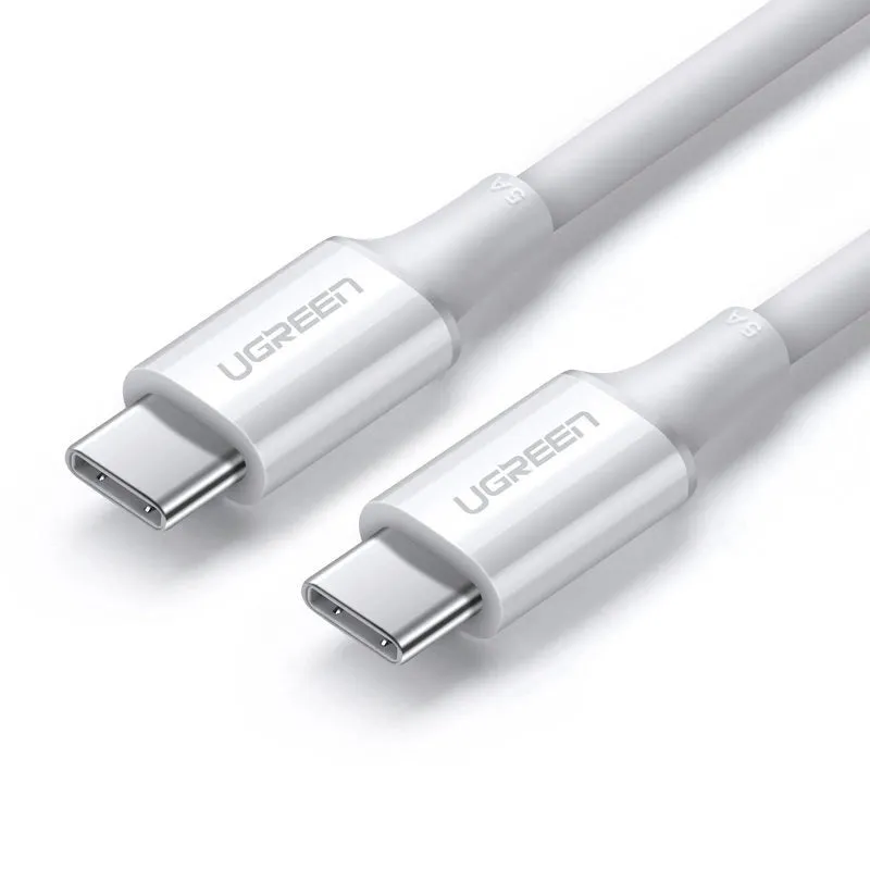 Cavo dati e ricarica USB-C - USB-C UGREEN US300, 100W, 1m, bianco - immagine 1