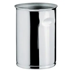Cestino tavola inox (9x13cm) porta grissini e cannucce Cromo lucido 01300000ICV - immagine 1