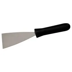 Spatola cucina triangolare inox (12x10cm) TUTTI X UNO CHEF Inox e Nero 21180000IVV - immagine 1