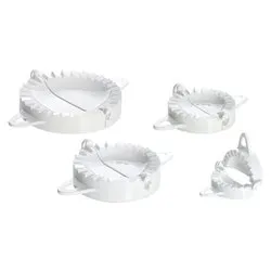 Taglia pasta set 4 forme per ravioli DELICIA Bianco 630880 - immagine 1