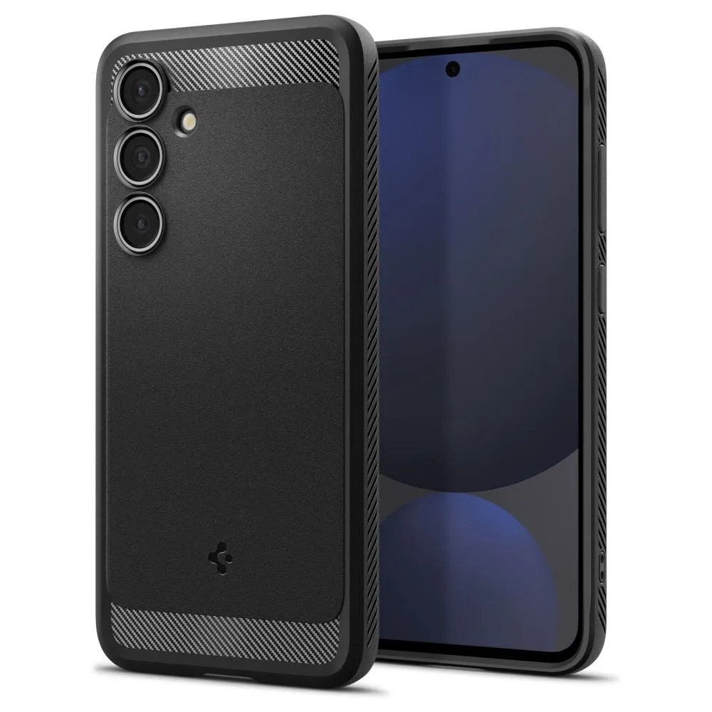 Custodia per Samsung Galaxy S24 FE S721, Spigen, Rugged Armor, Nera ACS08578 - immagine 1