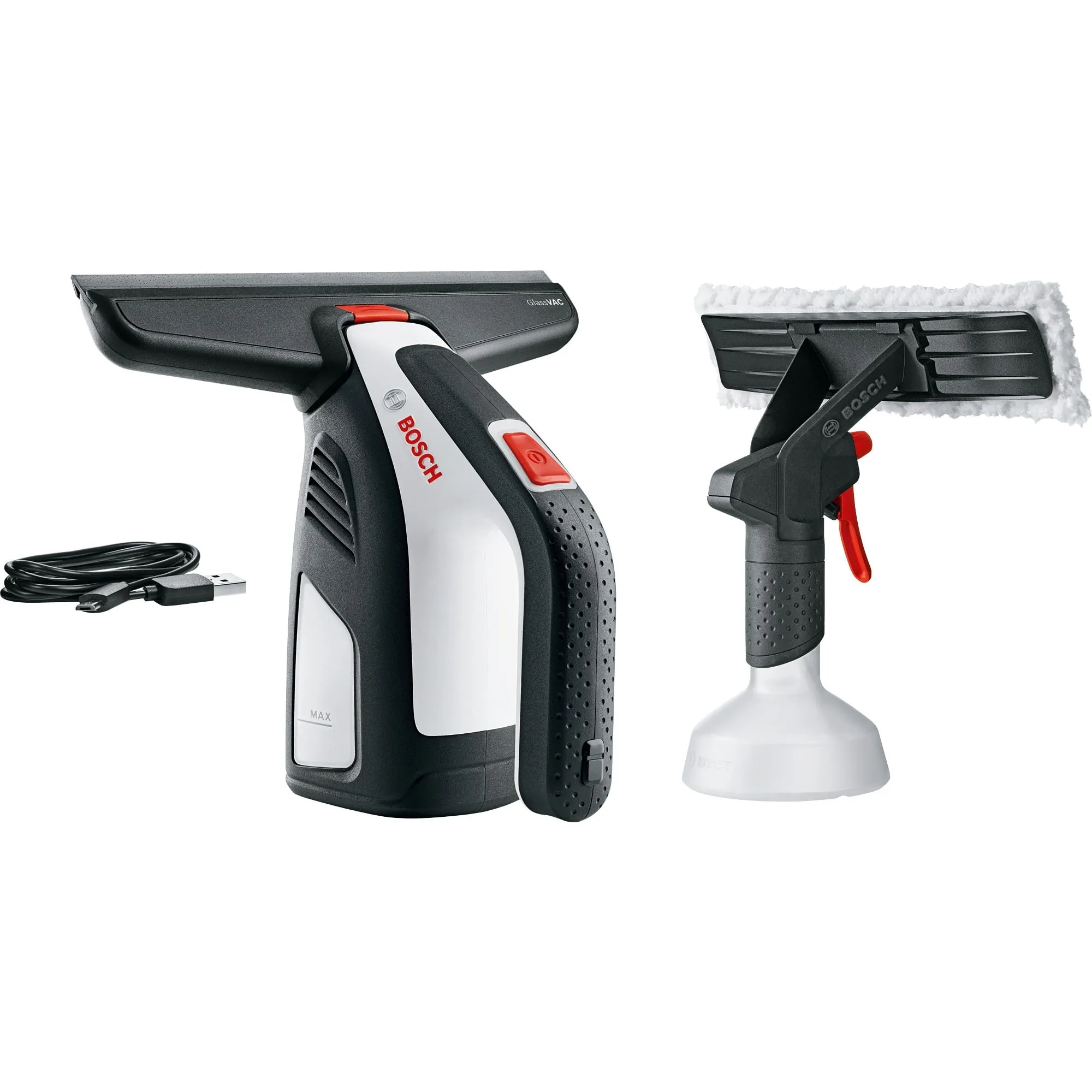 GlassVAC Solo Plus pulitore di finestra elettrico 0,1 L Nero, Bianco, Lavavetri - immagine 1