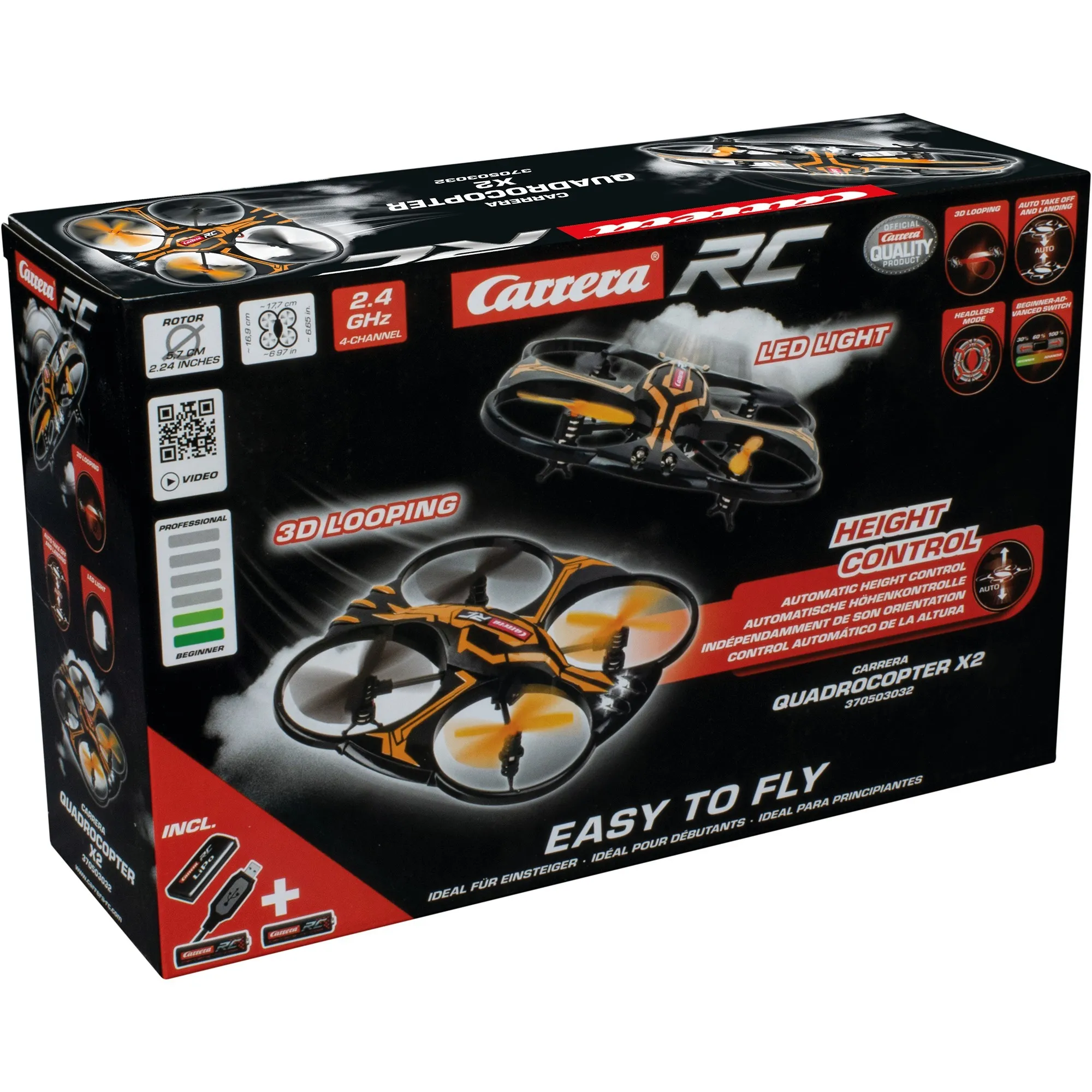 RC 2,4GHz Quadcopter X2 - immagine 1
