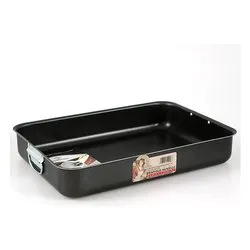 Rostiera Alluminio antiaderente (40x28x6,2cm) PROFESSIONAL Nero COFA45040 - immagine 1
