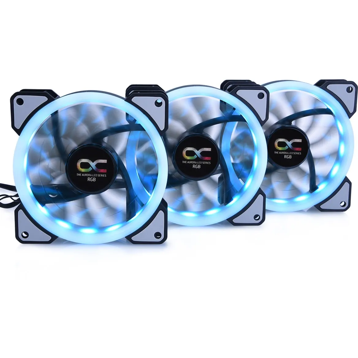 Eiszyklon Aurora LUX Digital RGB Case per computer Ventilatore 12 cm Trasparente, Ventola - immagine 1